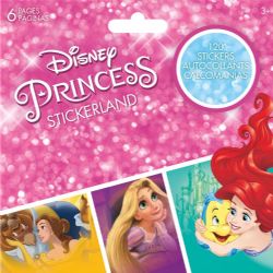 AUTOCOLLANTS PRINCESSES DISNEY -  MINI LIVRET - 6 PAGES